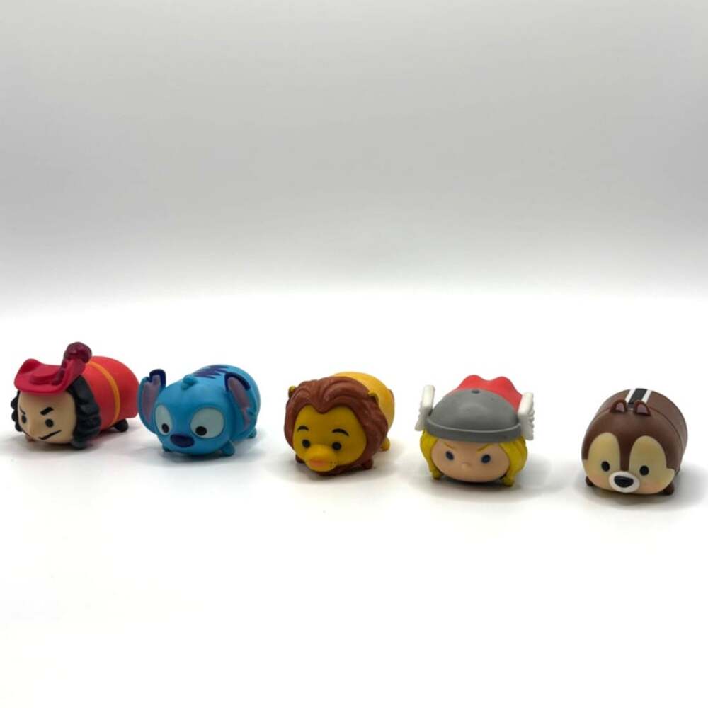 Disney Tsum Tsum Mixed Lot of 5, Size Large, EUC